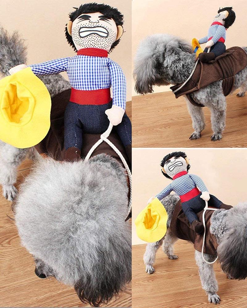 

Deadly Dog Clothes Dog Costume Halloween Costumes Adjustable Dog Cosplay Costume With Bloody Knife, Blue