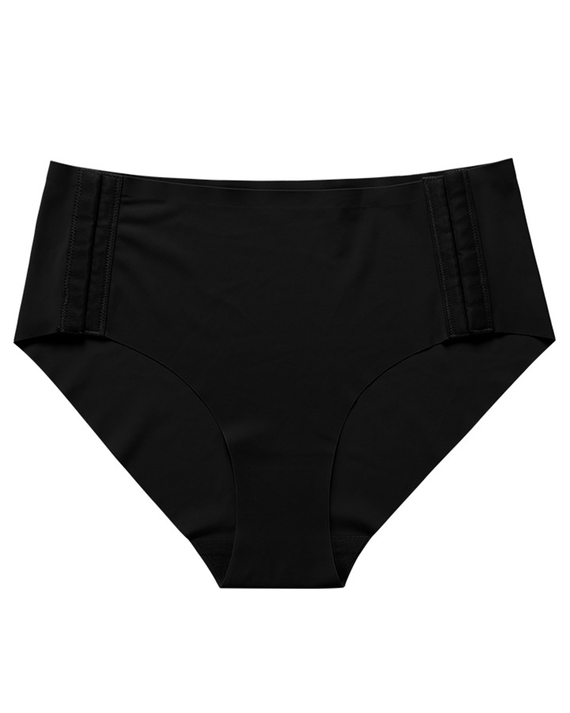 

Side Hook Seamless Breathable Panty, Black