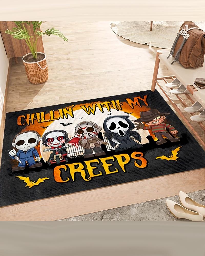 

Halloween Spook Up Your Home With This Dirt Resistant Doormat, Black