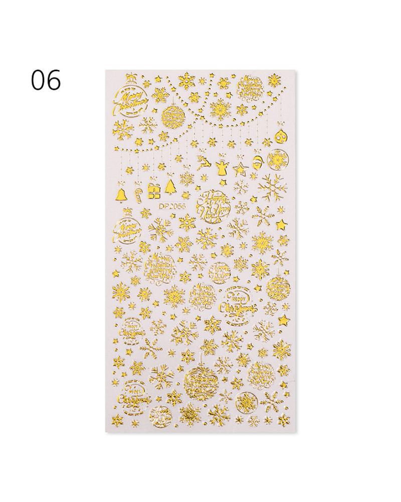 

1 Sheet Letter Graphic Pattern Nail Sticker, Style6