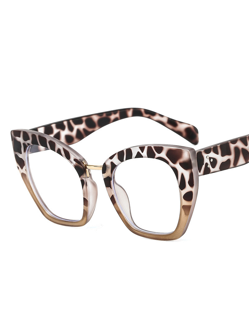 

1Pair Retro Cat Eye Frame Anti Blue Light Eyeglasses, Style3