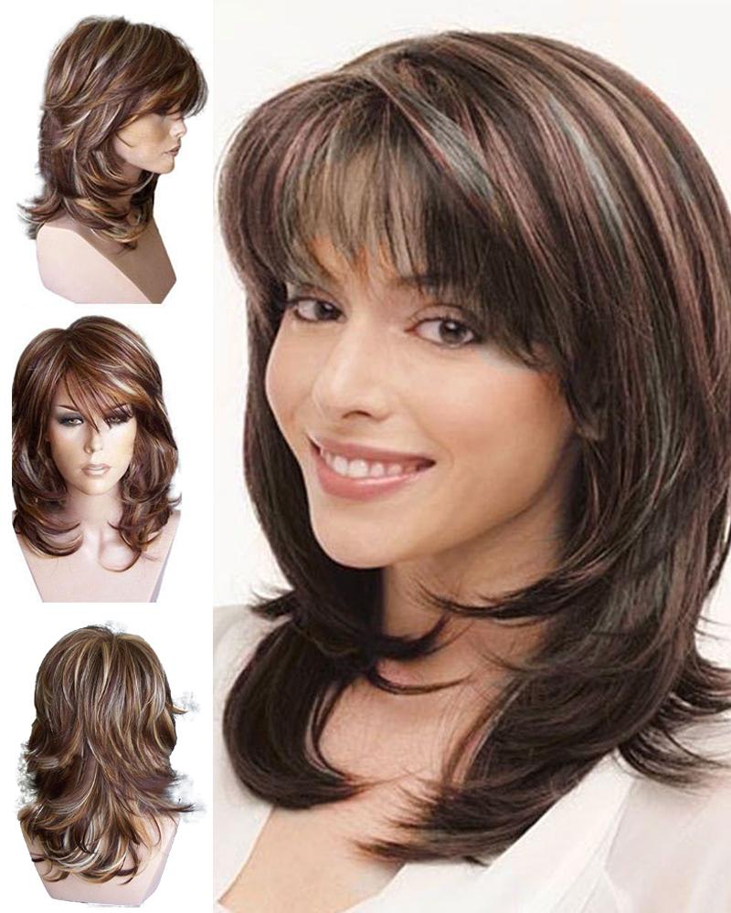 

Short Pixie Cut Wigs African American Women Hair Wig Natural Looking Synthetic Layered Pixie Wigs, Brown