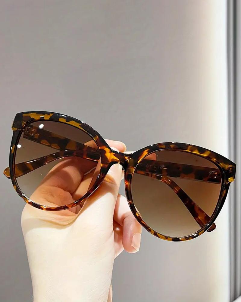 

1Pair Gradient Color Cat Eye Frame Sunglasses, Style5