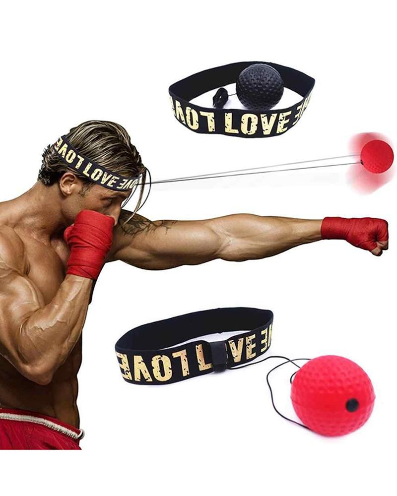 

Boxing Reflex Ball Headband, Red