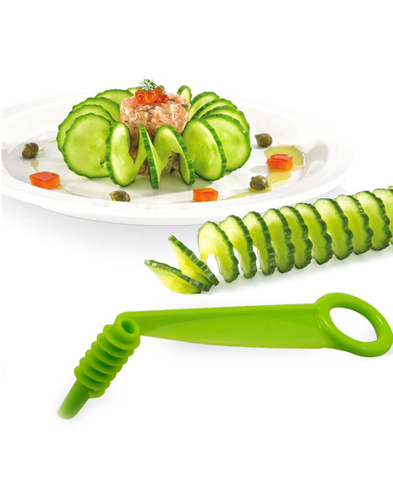 

Vegetables Spiral Knife Kitchen Tools, Green