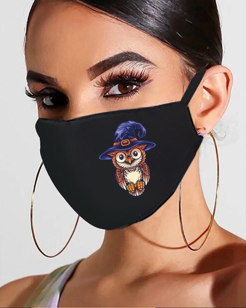

Halloween Print Breathable Mouth Mask, Style3