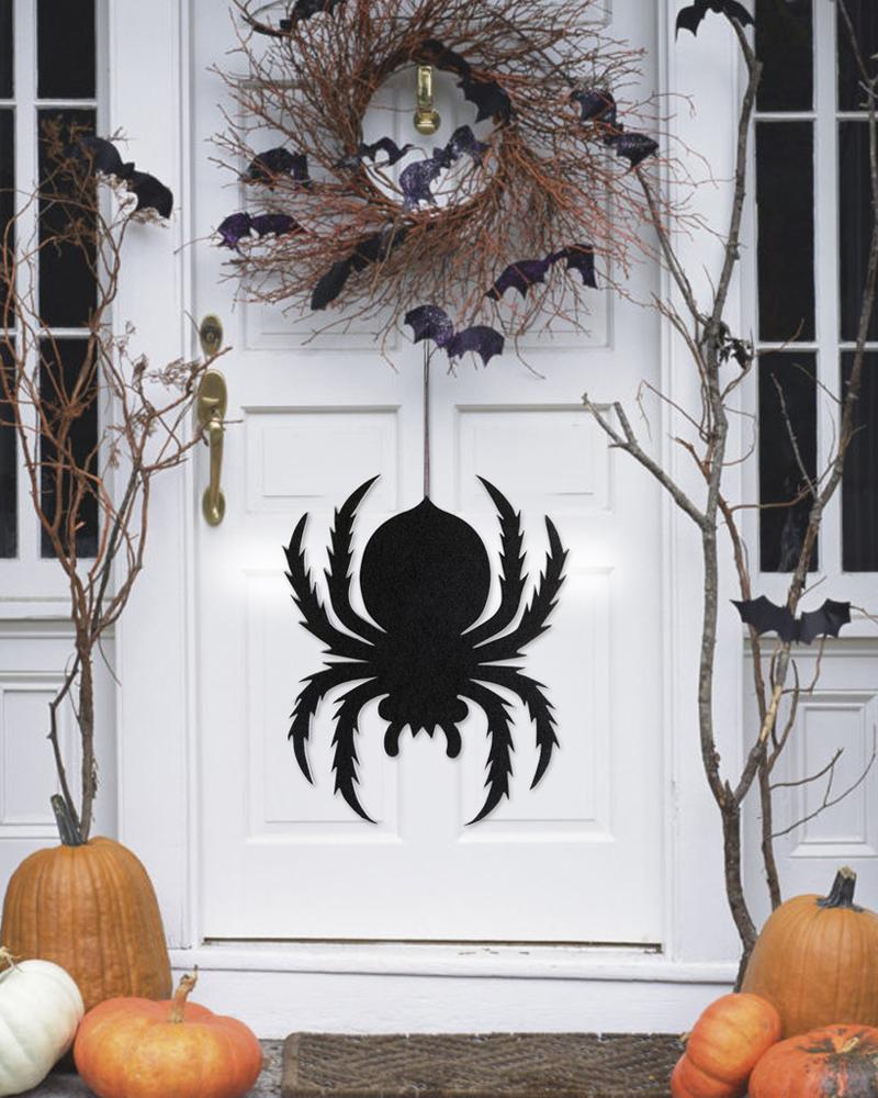 

Halloween Door Hanging Welcome Sign & Wall Signs For Home Outdoor Haunted House Ornament, Style3