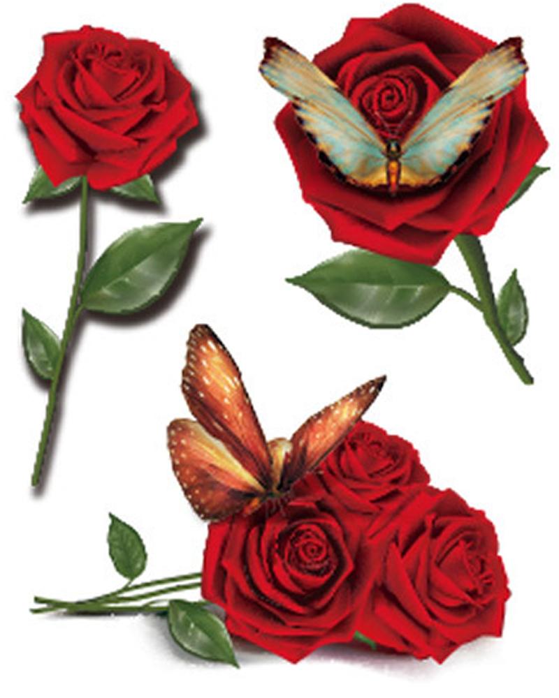 

Floral Waterproof Body Art Temporary Tattoo Stickers, Style2