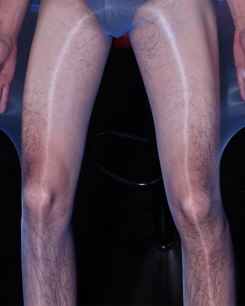 

Sexy See-through Shiny Skinny Pantyhose, Blue