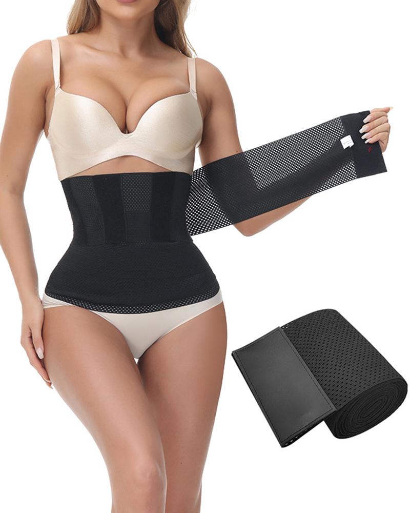 

Breathable Tummy Control Waist Trainer, Black