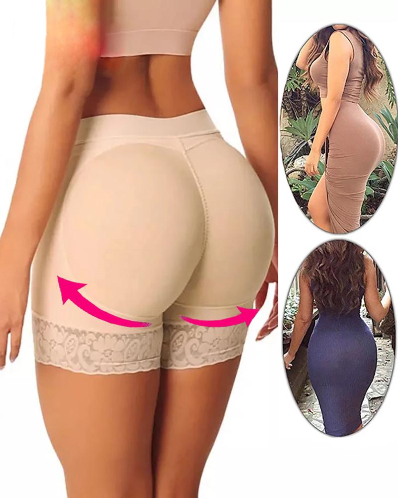 

Shaper Padded Butt Lifter Panty Butt Hip Enhancer Fake Hip Shapwear Underwear, Nude