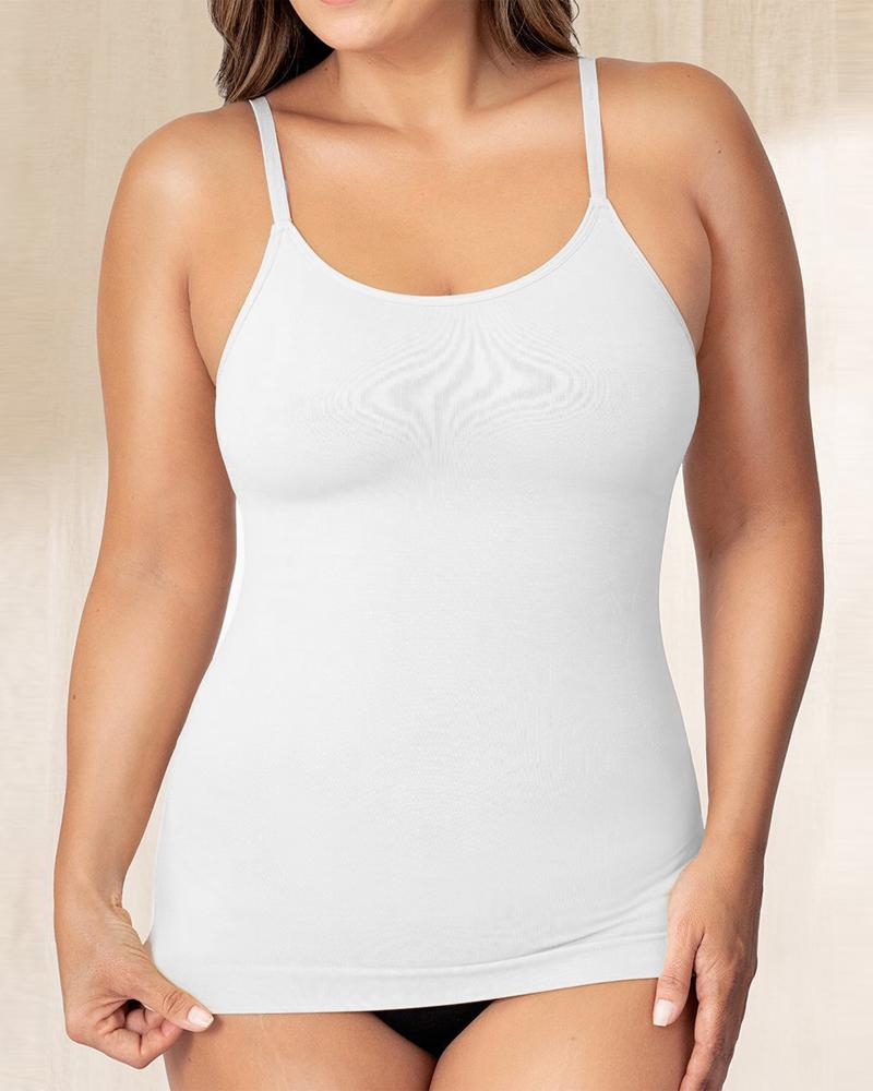 

Seamless Body Shaper Tummy Control Slimming Shapewear, White