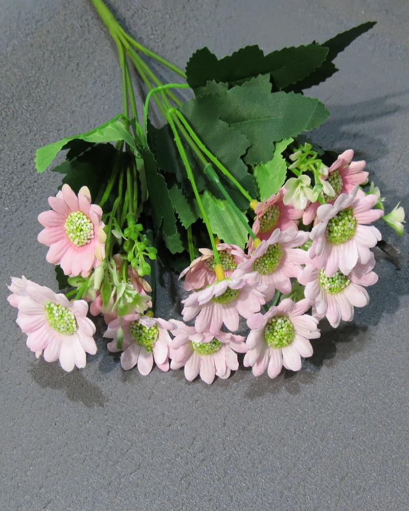 

Artificial Fake Flowers Daisies Arrangements Bouquet for Home Decoration Table Centerpiece Daisies Bulk Bouquets with Stems for Crafts Outdoors, Pink
