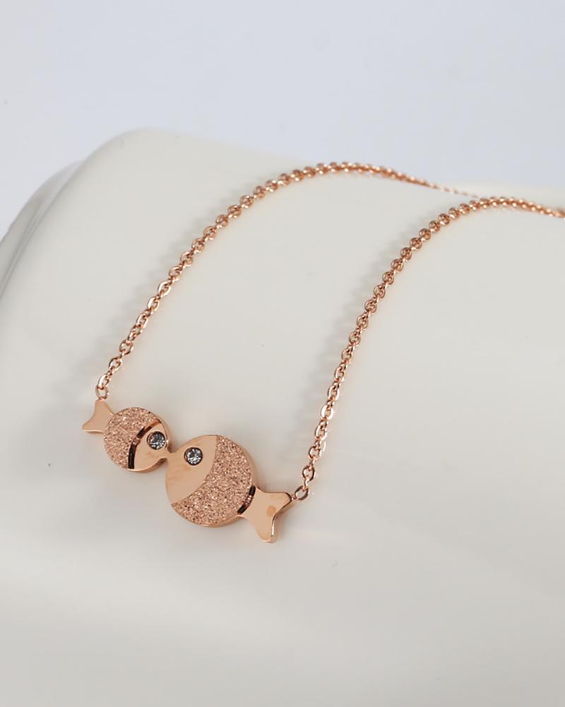 

Geometry / Heart / Animal Pattern Pendant Necklace, Style8
