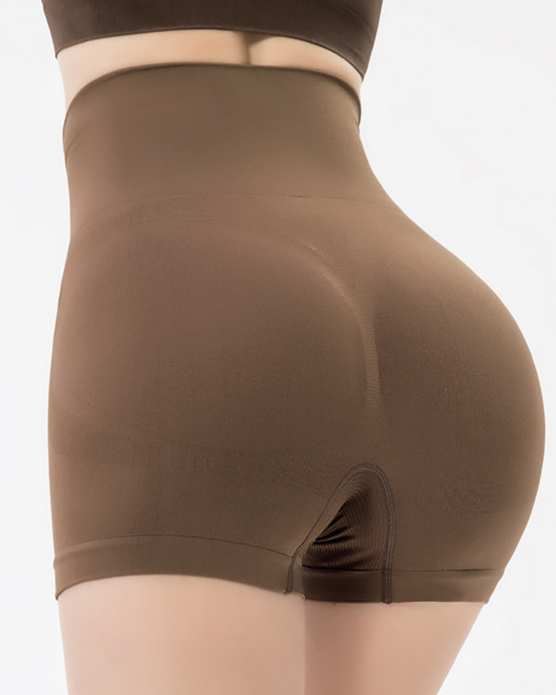 

Seamless High Waist Tummy Control Shapewear, Brown