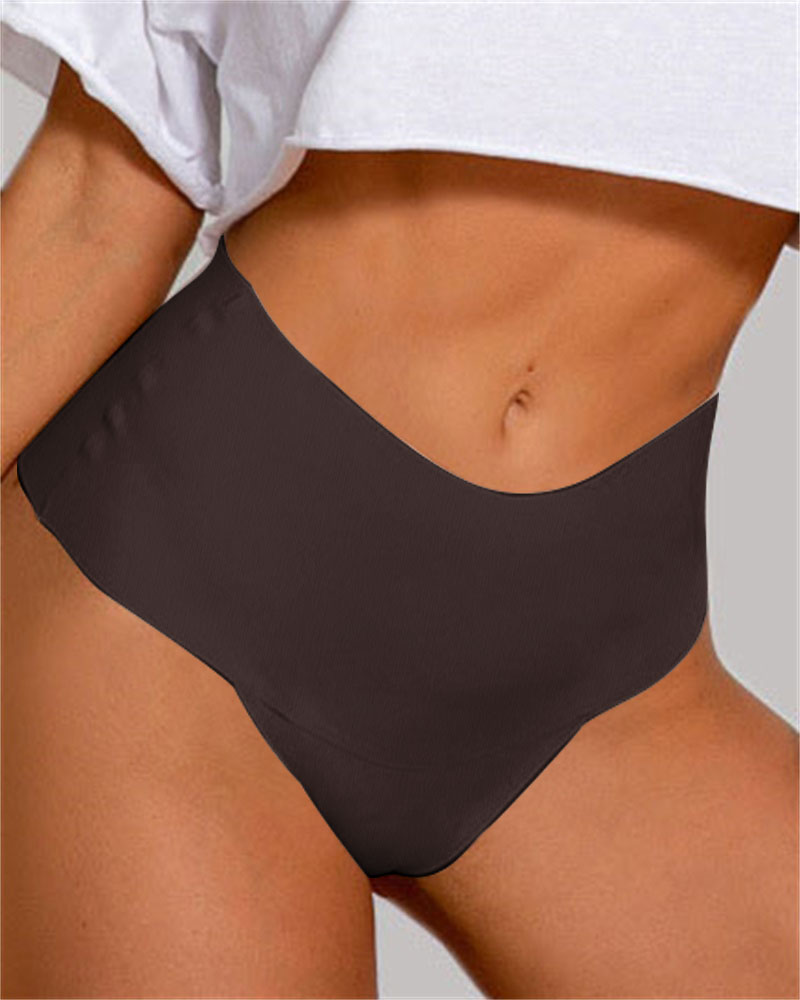 

Seamless High Waist Thong Panty, Style6