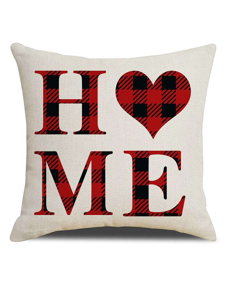 

Valentine's Day Linen Cushion Case Pillowcase 45×45cm Pillow Covers, Style4
