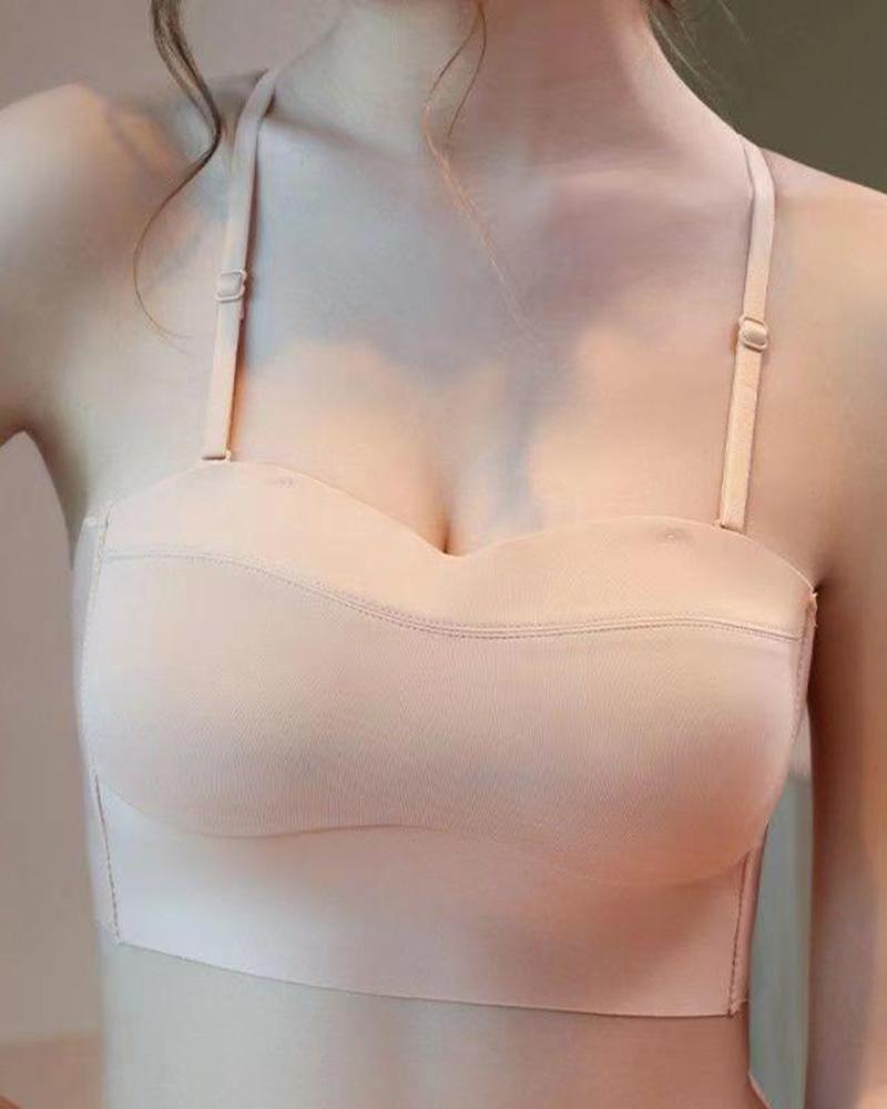 

Strapless Full Coverage Seamless Wireless Lifting Bra, Nude