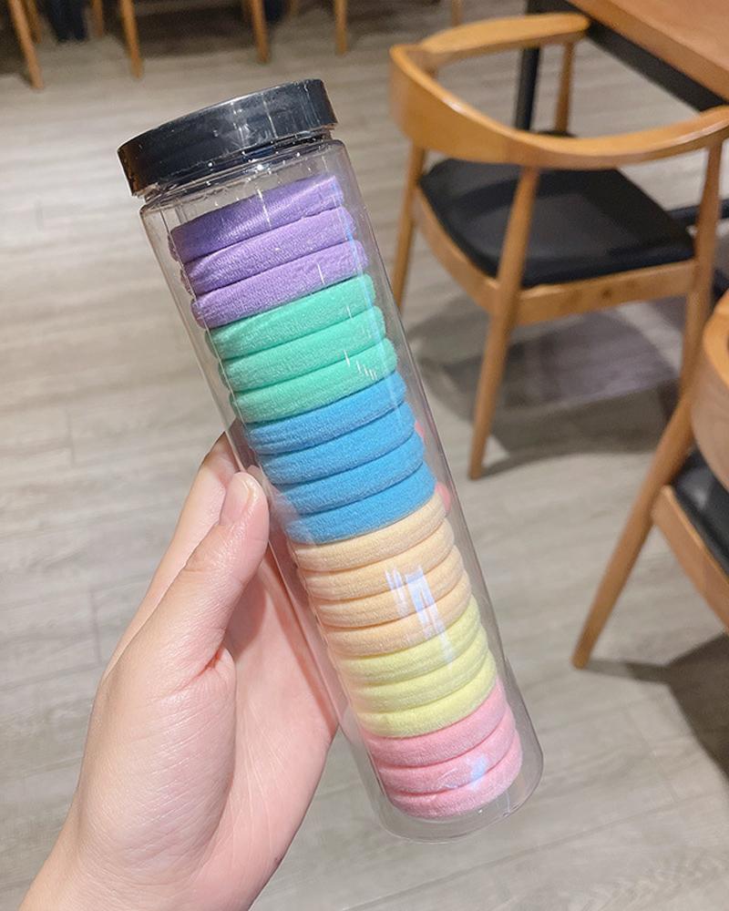 

20PCS Seamless Elastic Hair Tie, Style7