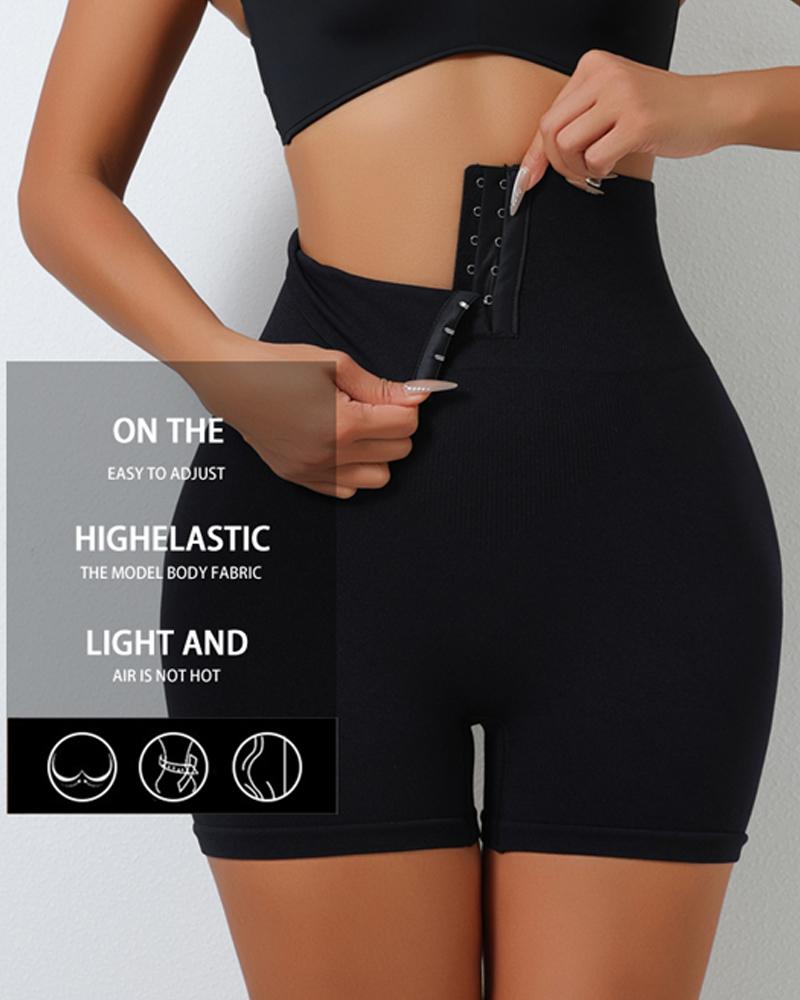 

ChicMe ShapeSculpt Cintura Alta Modelador Tummy Control Shapewear Sem Costura Levantamento de Bumbum Shorts Modelador Corporal, Black