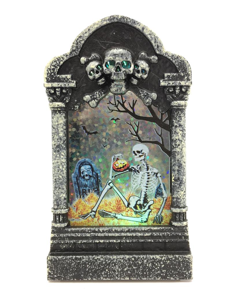 

Halloween Night Light Luminous Tombstone Haunted House Scary Decoration for Desktop Decor, Style2