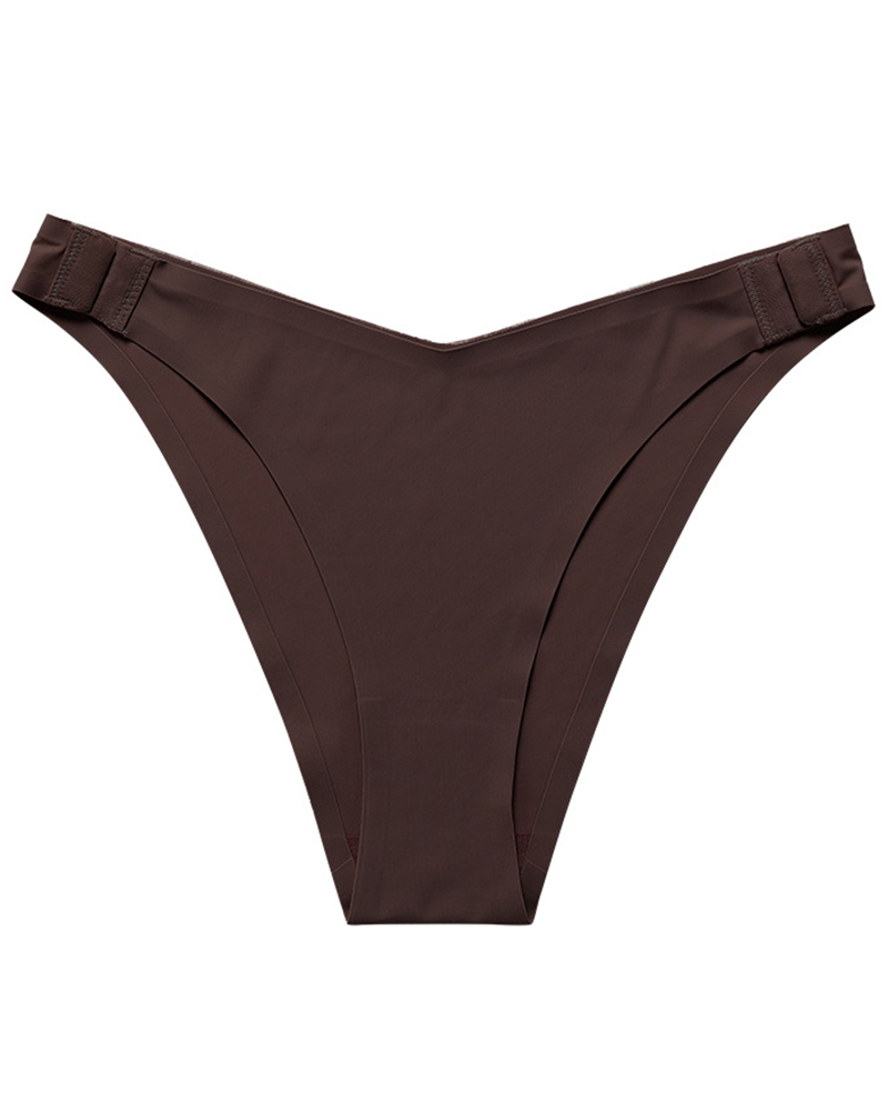 

Side Hook Seamless Breathable Panty, Brown