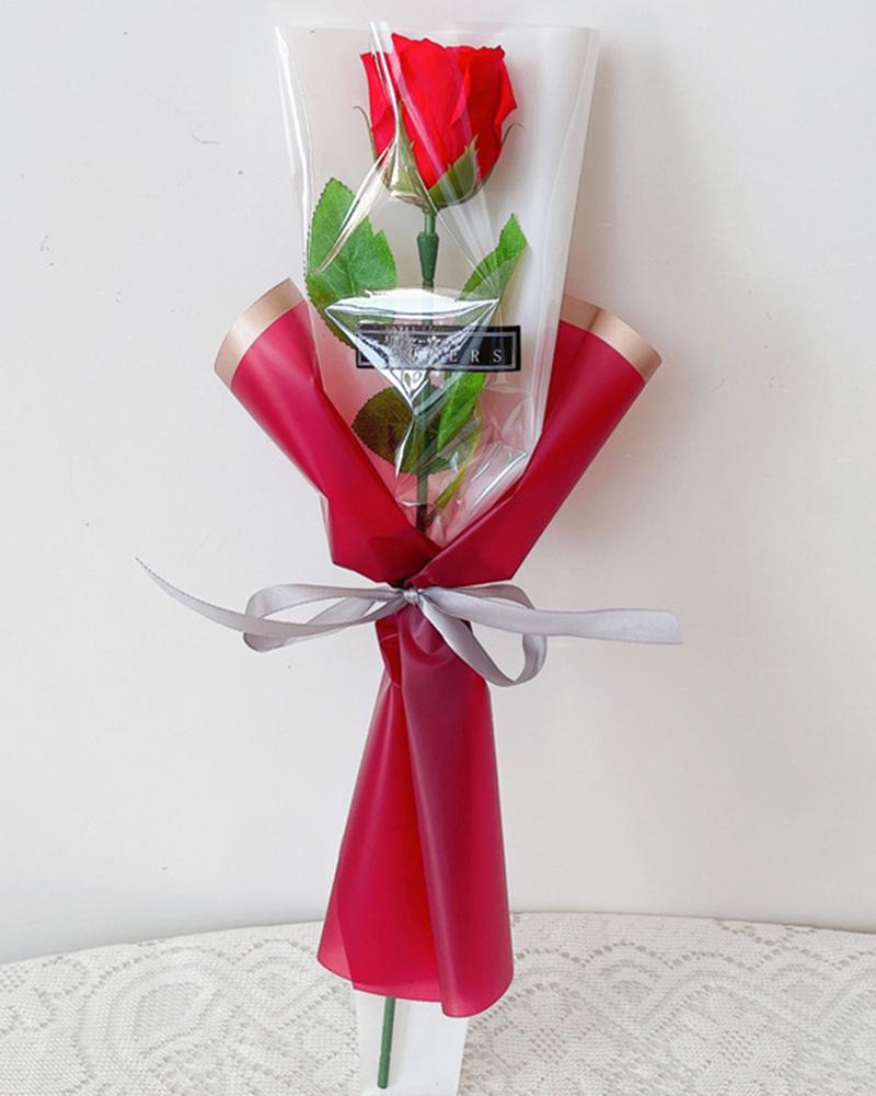 

1pc Mother's Day Gift Faux Flower Artificial Floral Bouquet, Style2