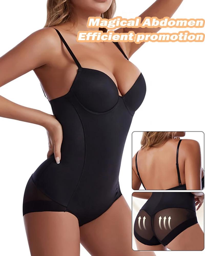 

Slimming Reduction Underwear Waist Trainer Belly Cover Body Shaper, Black