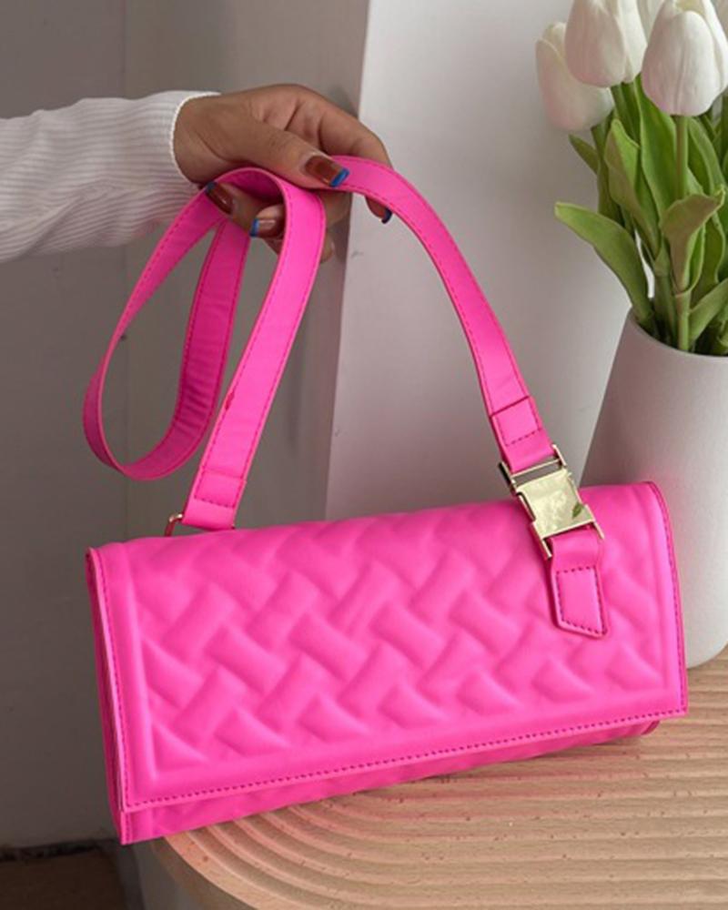 

Flap Magnet Trendy Crossbody Bag, Hot pink