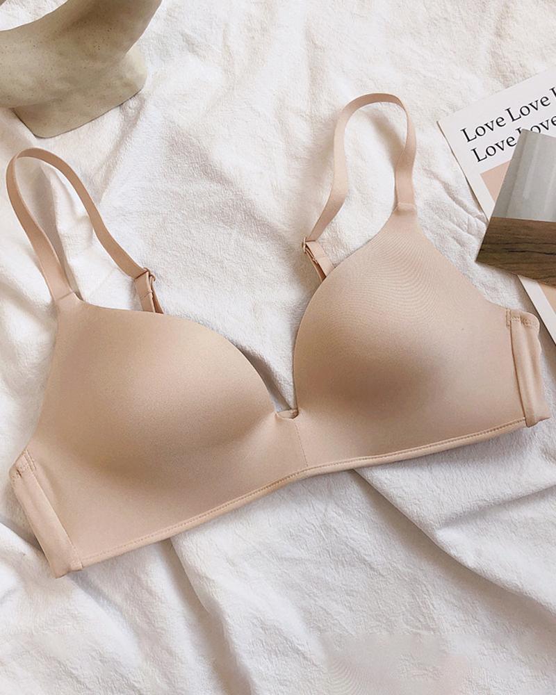 

Seamless Comfort Wireless Lifting Bra, Nude