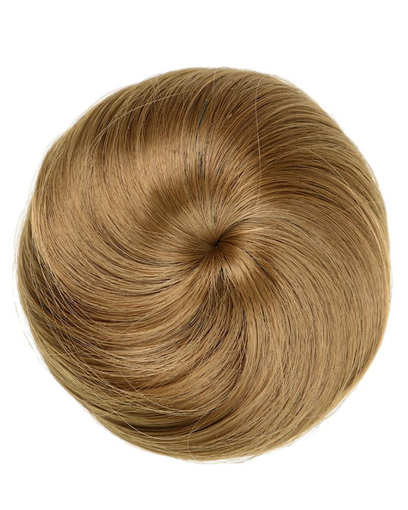 

Heat Resistant Synthetic Hairpiece Fluffy Hair Bun Extension Updo Chignon, Style4