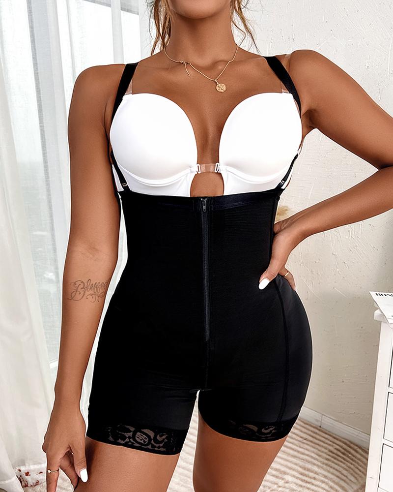 

High Waist Tummy Hip Control Padded Shaper Butt Lifter Hip Enhancer Shapewear, Black