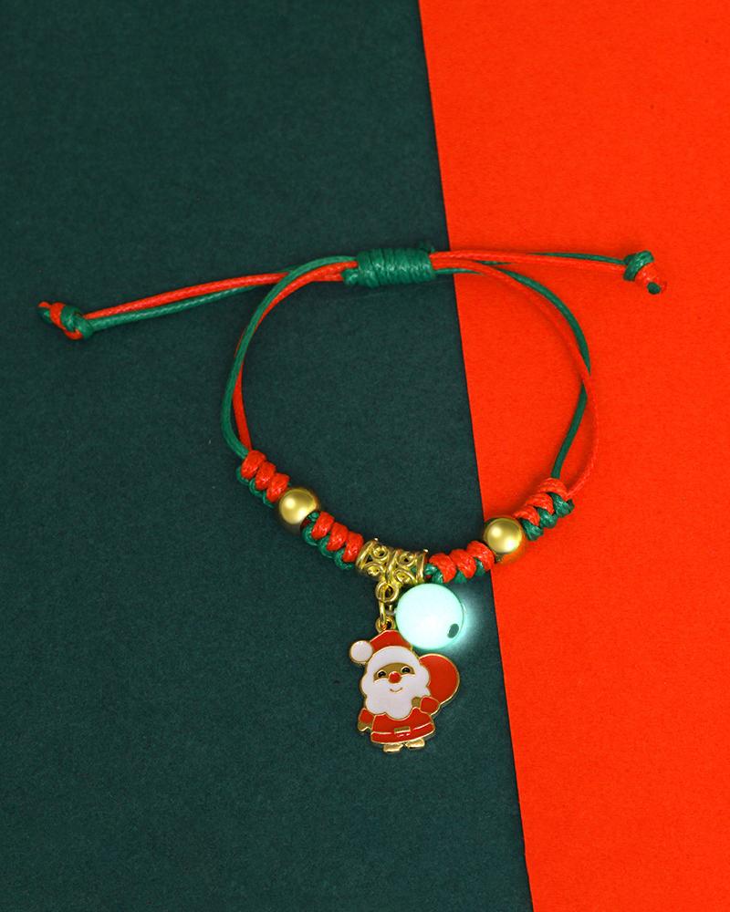 

1pc Christmas Luminous Charm Bracelet, Style1