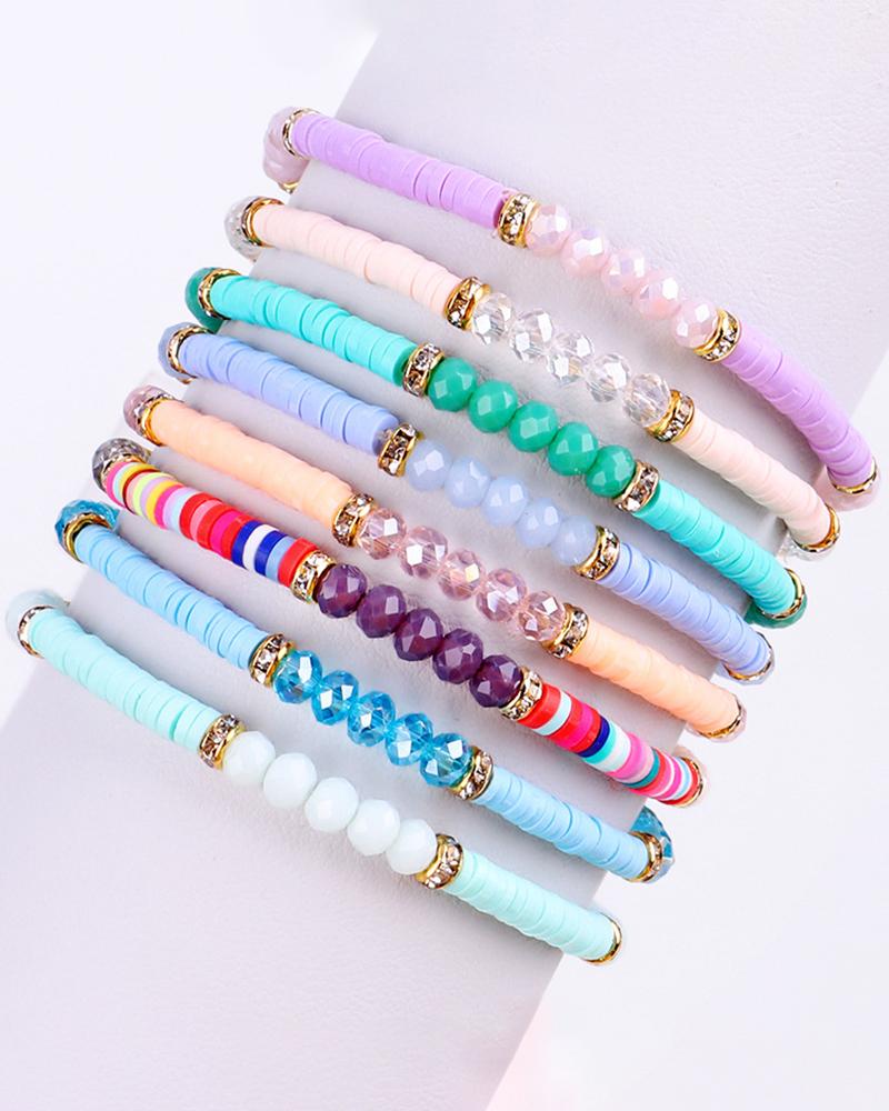 

Clan Beaded Rhinestone Decor Bohemian Bracelet, Style6