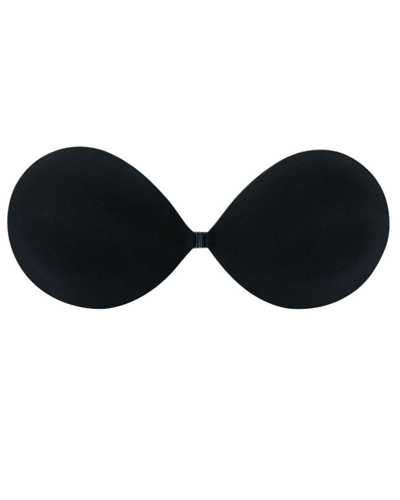 

Buckle Front Invisible Breast Lifting Adhesive Bra, Black