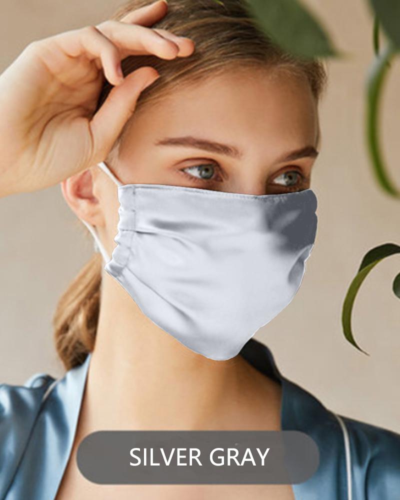 

Silk Outdoor Anti- UV Face Cover, Silver