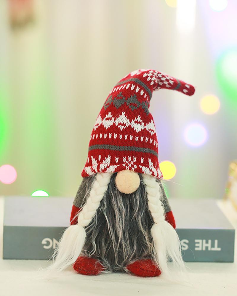 

Christmas Plush Gnomes Ornaments Thanks Giving Day Gifts Elf Decoration, Style4