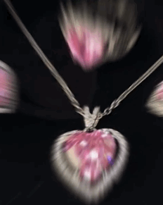 

1pcs Heart Pattern Rhinestone Decor Ring, Pink