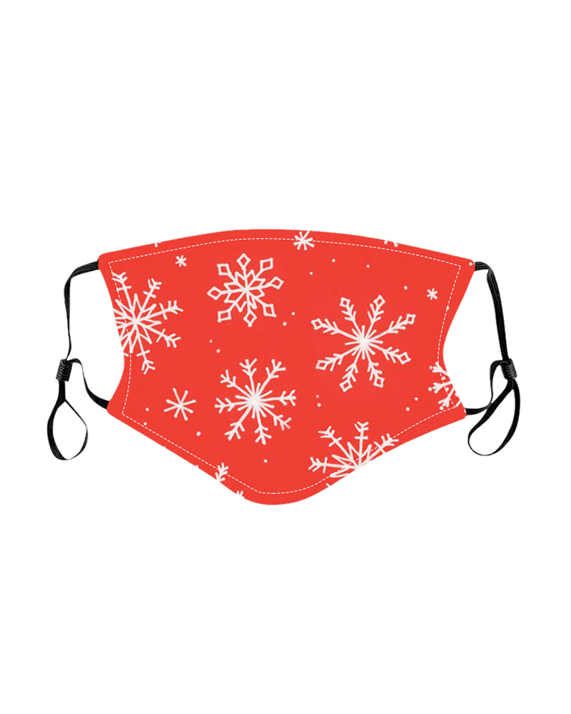 

Christmas Mixed Print PM2.5 Filter Breathable Face Mask For Child, Style5