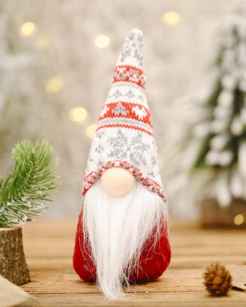 

Gnome Christmas Ornaments Plush Doll, Style2