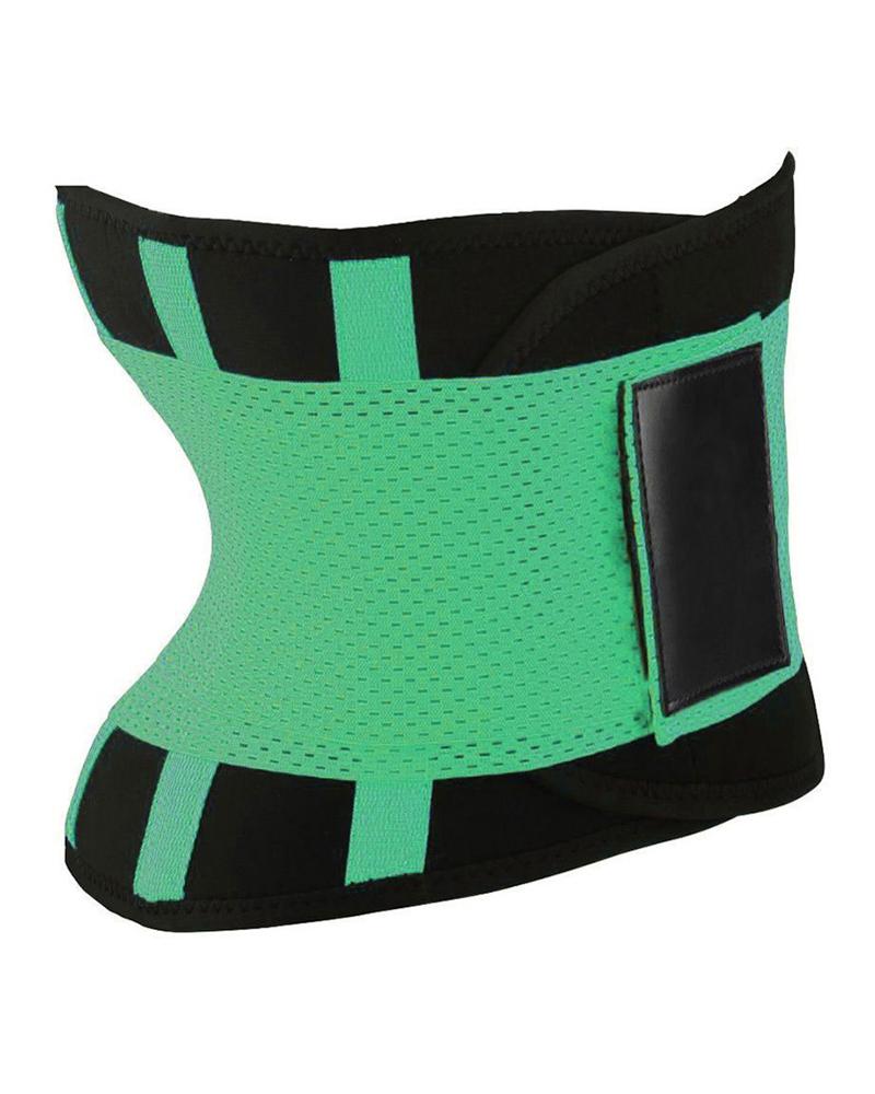 

Waist Trainer Thermo Sweat Belt Tummy Body Shaper, Green