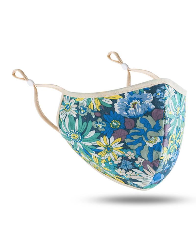 

Ditsy Floral Print Breathable Face Mask, Style4