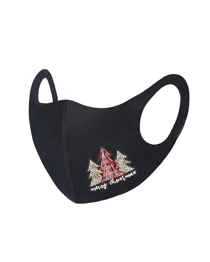 

Christmas Mixed Print Breathable Face Mask, Style5