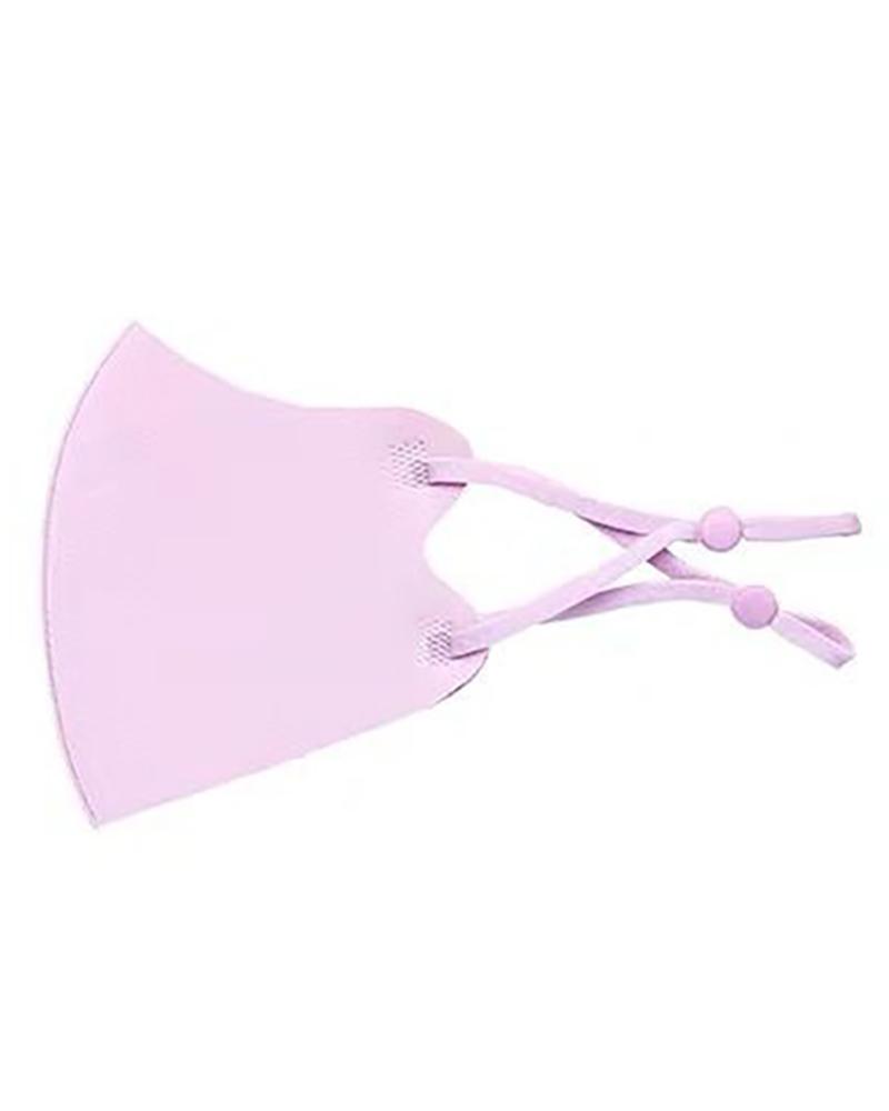 

Ice Silk Breathable Mouth Mask Washable And Reusable, Pink
