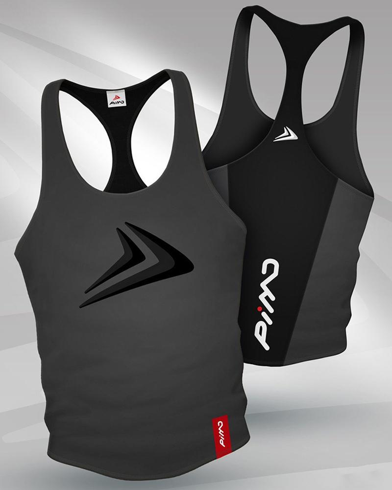 

Colorblock Skinny Sleeveless Skinny Tanks, Black