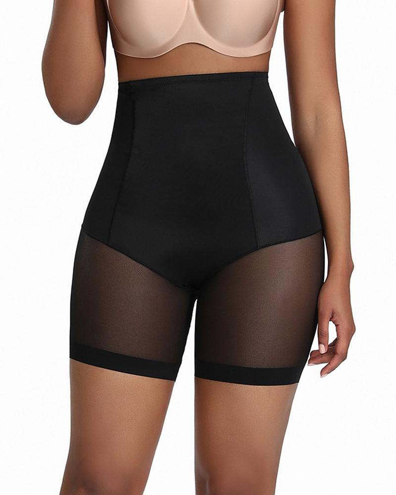 

High Waist Body Shaper Underwear Postpartum Tummy Control Shapewear Butt Lift Panty, Black