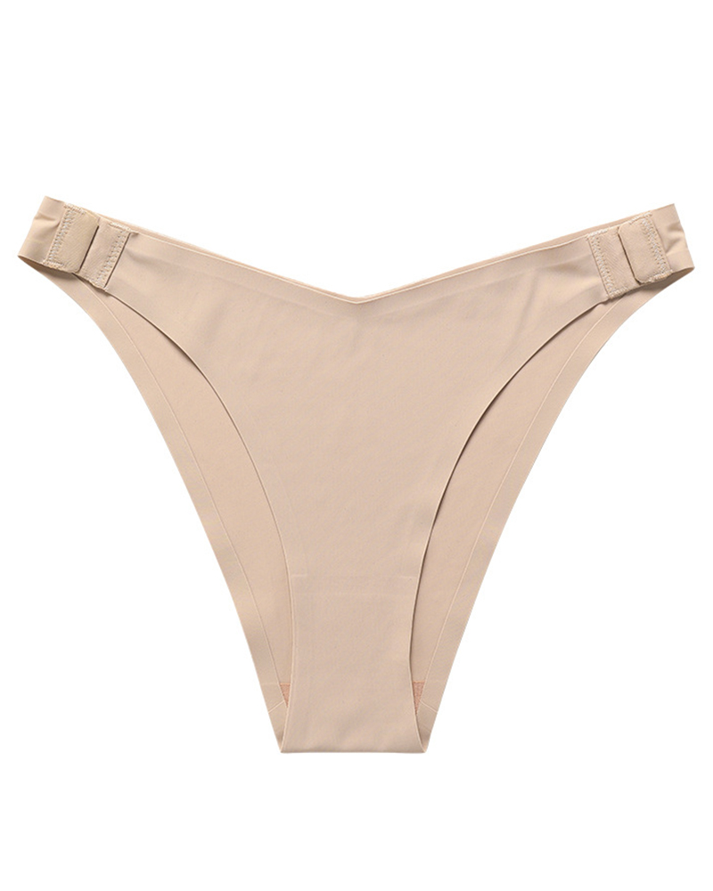 

Side Hook Seamless Breathable Panty, Apricot