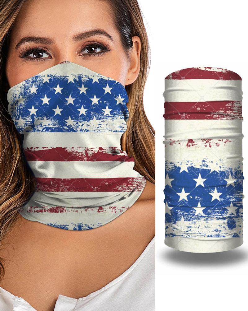 

Print Breathable Face Bandana Magic Scarf Headwrap Balaclava, Blue