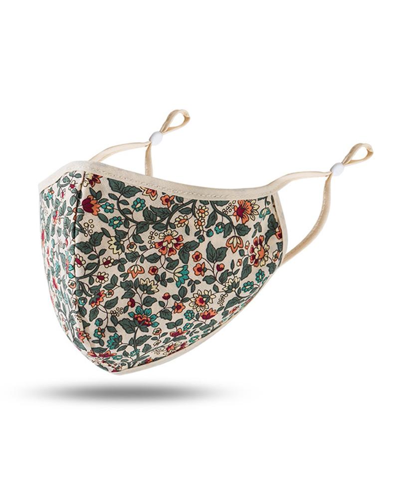 

Ditsy Floral Print Breathable Face Mask, Style1