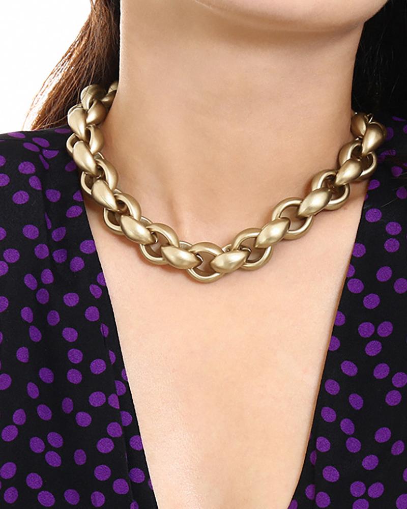 

Simple Chain Necklace, Gold